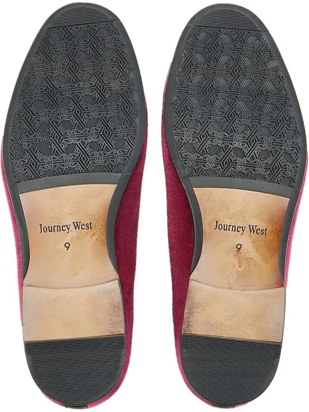 Men's Leopard Burgundy Rubber Velvet Loafers Embroidery Slip-On Tuxedo Shoes - Picture 3 of 5